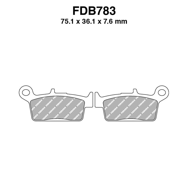 Ferodo Bremsbeläge Fdb783Ag FDB783AG