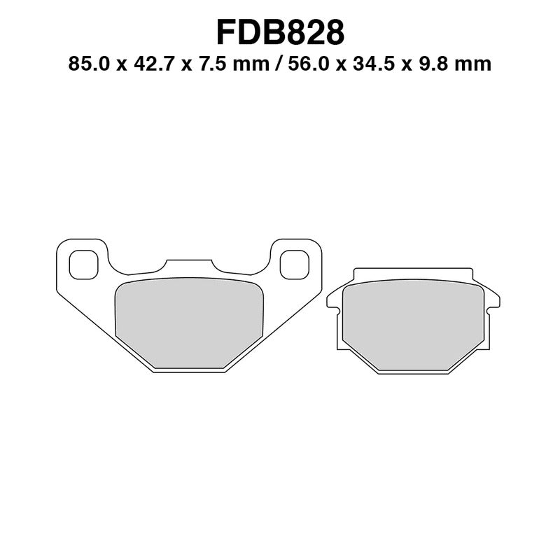 Ferodo Bremsbeläge FDB828ST FDB828ST