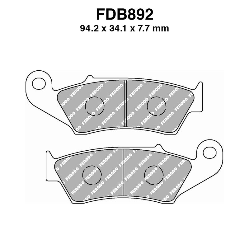 Ferodo Bremsbeläge Fdb892Sg FDB892SG