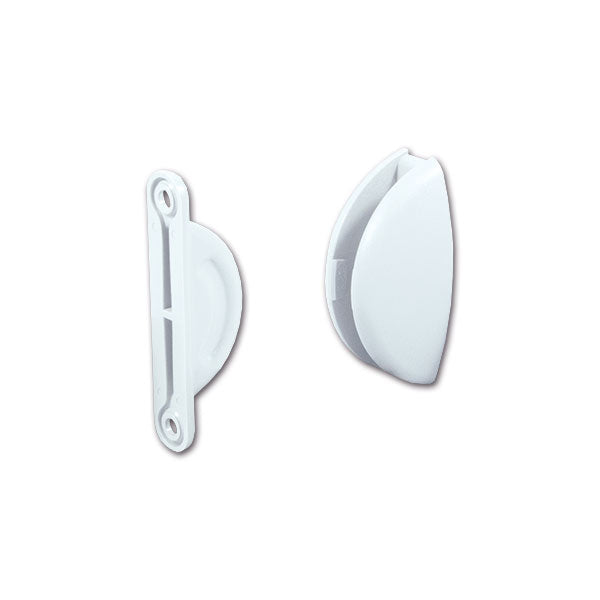 Ferma porta ad incastro bianco FER26B