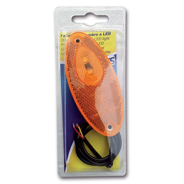 Luce ingombro ovale arancio led -blister 8032793936329
