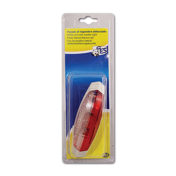 Luce ingombro bifacciale base bianca 8032793938330