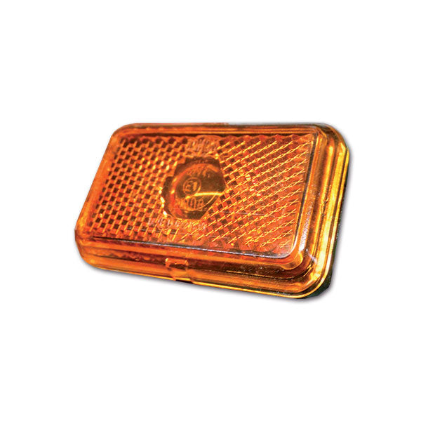 Orangefarbenes rechteckiges Hindernisschild FNL3806