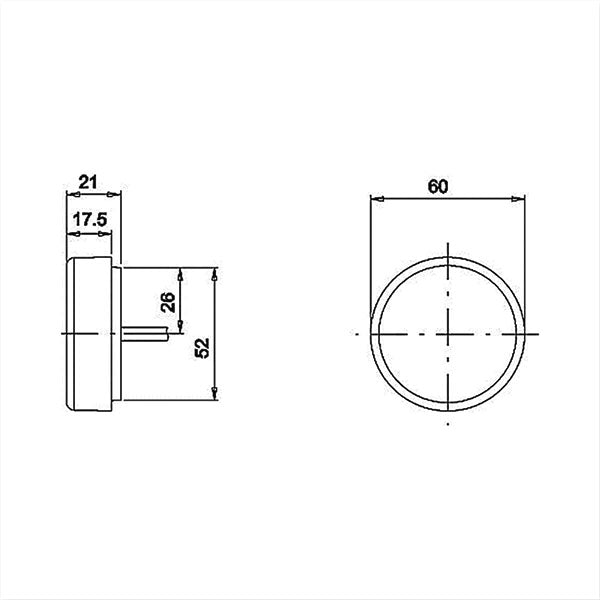 Luz de gálibo delantera PL192 FNL3808