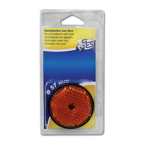Reflector naranja diámetro 60 con orificio 8032793938422