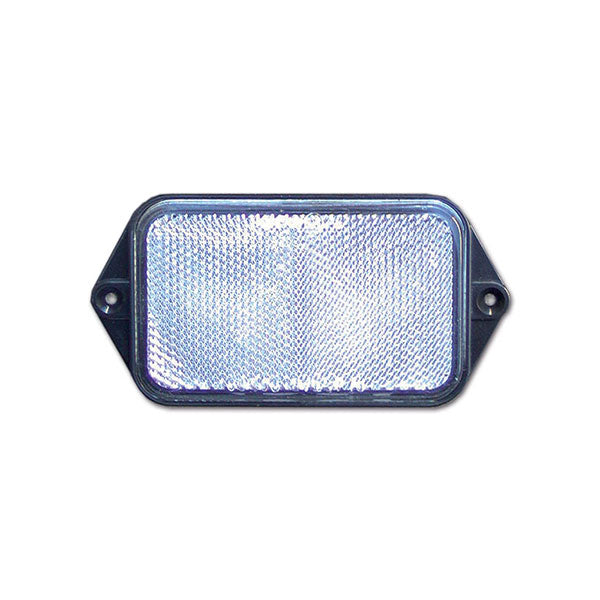 Catadiottro 95x60mm bianco fissaggio a vite FNL4200B