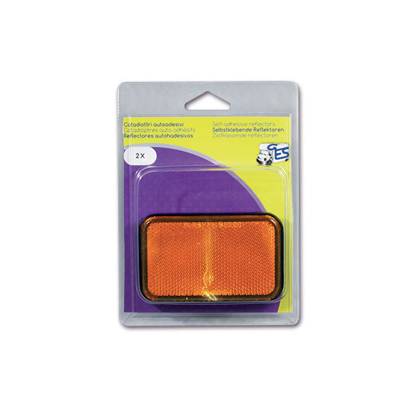 Reflector 95x60mm adhesivo naranja FNL4202AC 8032793932192