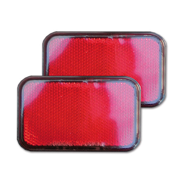 Reflector 95x60 adhesivo rojo 8032793932185
