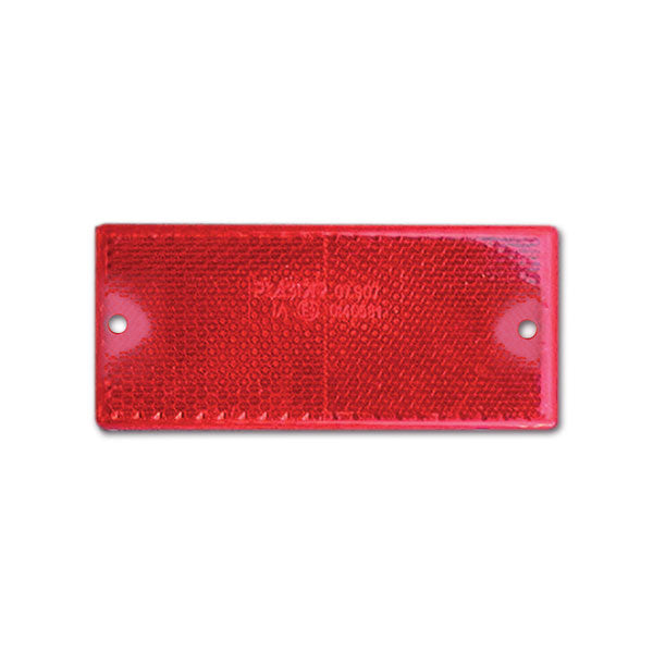 Reflektor 90x40 mm mit roten Löchern FNL4203R