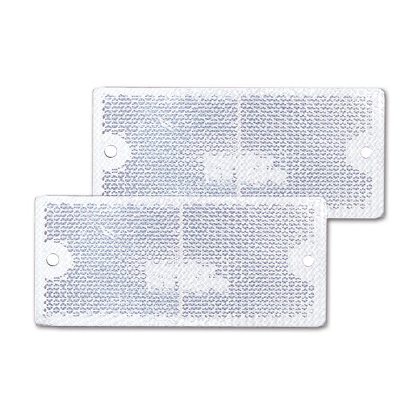 Reflektor 90x40 mm weiß klebend 8032793931188