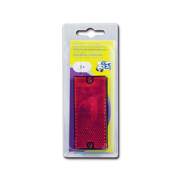 Reflektor 90x40 mm rot klebend 8032793930723
