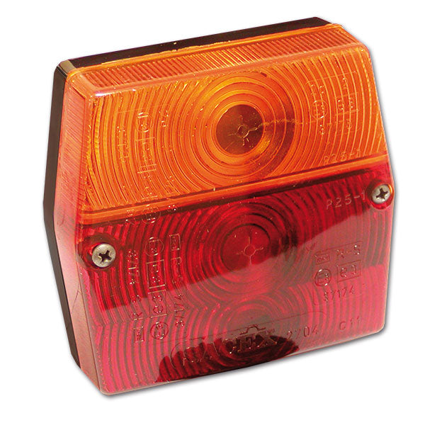 Universal right-left headlight 95x90x50 with license plate light FNL6822