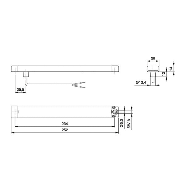 Third stop L250 with 12 LEDs FNL8405