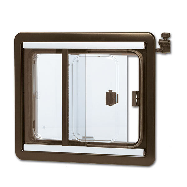 Ventana corredera Dometic Seitz S4 - 700 x 550 - Marrón FNT4909