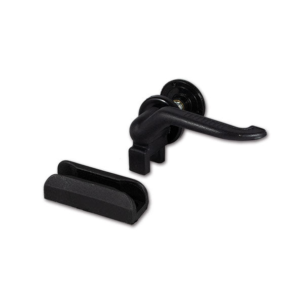 Maniglia nera con riscontro FNT581