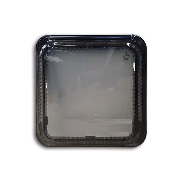 Roxite 4.24 Finestra a Compasso Doppio Vetro Acrilico 500x520 mm Nera
