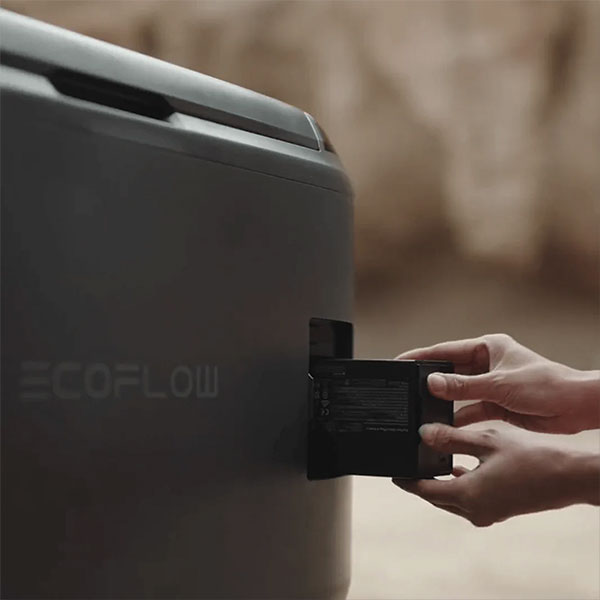 EcoFlow GLACIER Classic 45L Tragbarer 2-Zonen-Kühlschrank/Gefrierschrank mit App-Steuerung