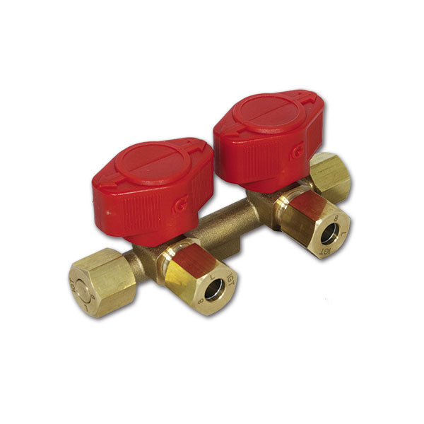Truma Rubinetto gas 2 vie 8 mm