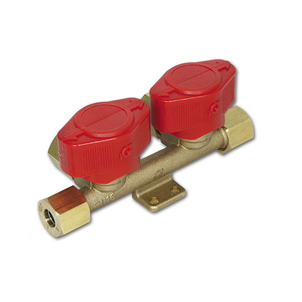 Truma Rubinetto gas 2 vie 8 mm