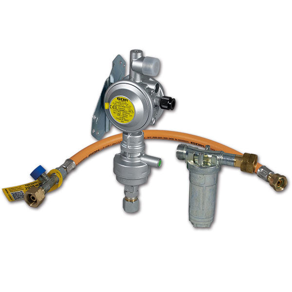 GOK Safe Road Pack 1 Kit Regolatore Gas con Attacco Italia