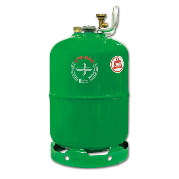 PRAKTO 26,3-Liter-LPG-Zylinder für Wohnmobile und Wohnwagen mit Kfz-Ventil