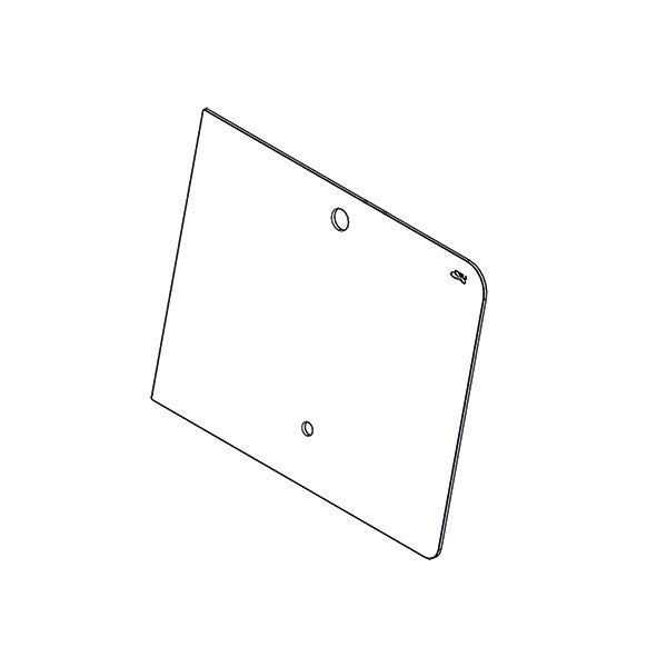 Can Coperchio vetro DX nero per FRN367