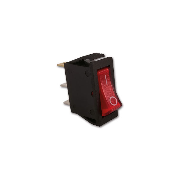 Interruttore luminoso rosso 12/24V compatibile FRR1258