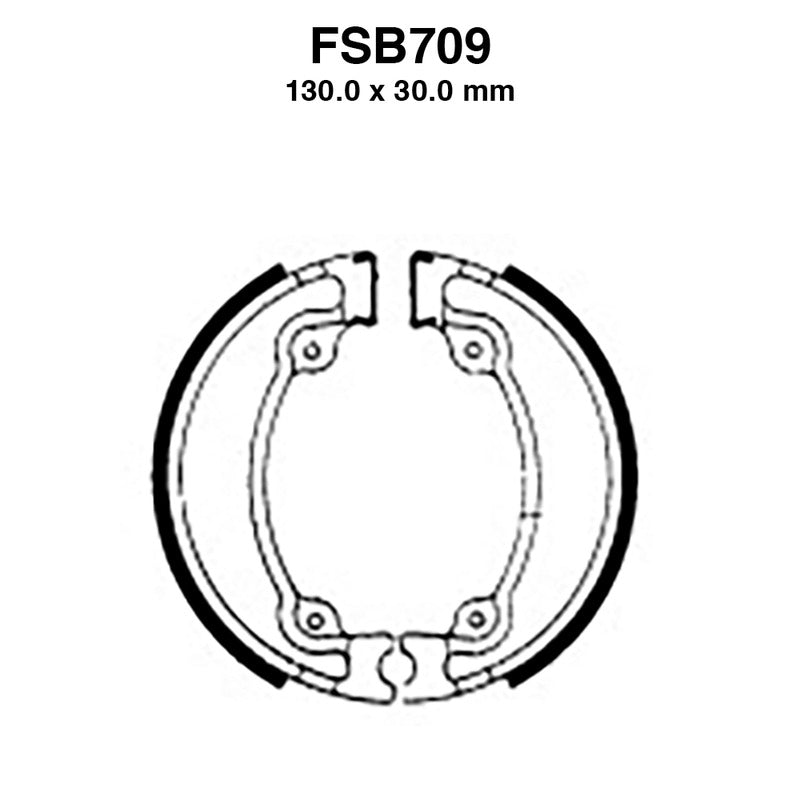 Ferodo Bremsbacken FSB709 FSB709