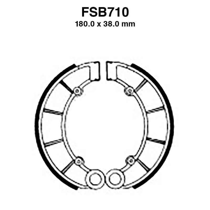Ferodo Bremsbacken FSB710 FSB710
