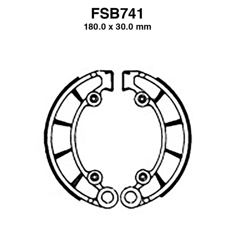 Ferodo Bremsbacken FSB741 FSB741