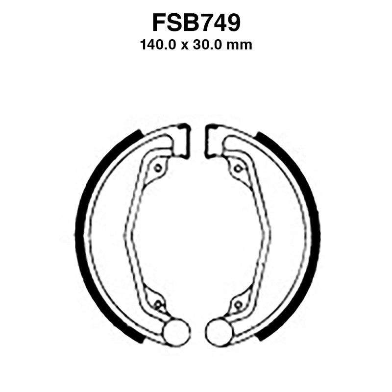 Ferodo Bremsbacken FSB749 FSB749