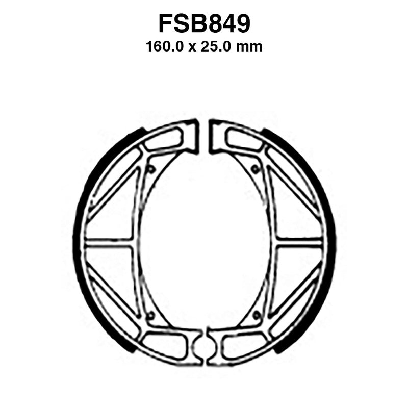 Ferodo Bremsbacken FSB849 FSB849