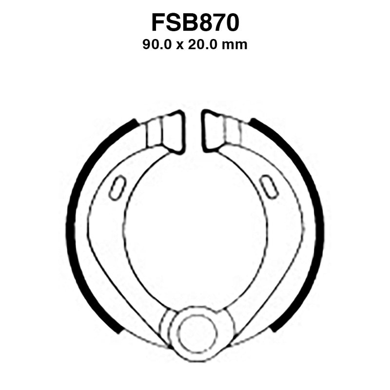 Ferodo Ganasce Freno Fsb870 FSB870