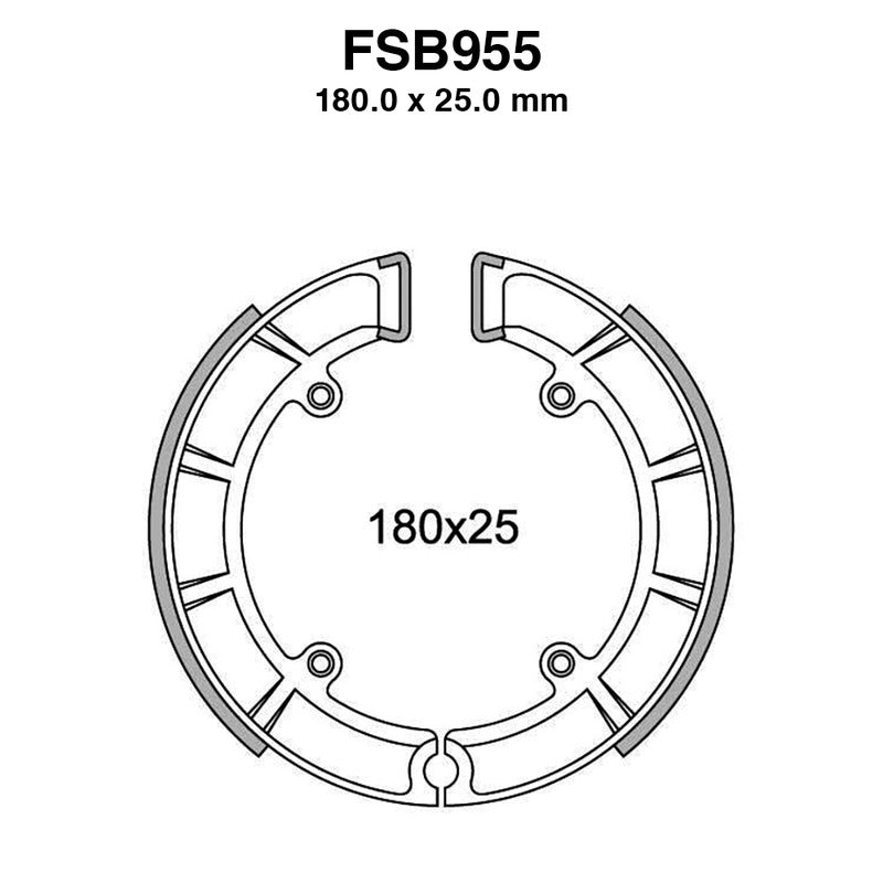 Ferodo Ganasce Freno Fsb955 FSB955
