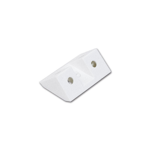 Fijación para muebles de 4 agujeros blanca FSM03