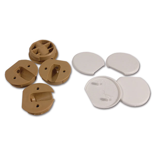 Fissamobili da incasso bianco - blister 8032793932994