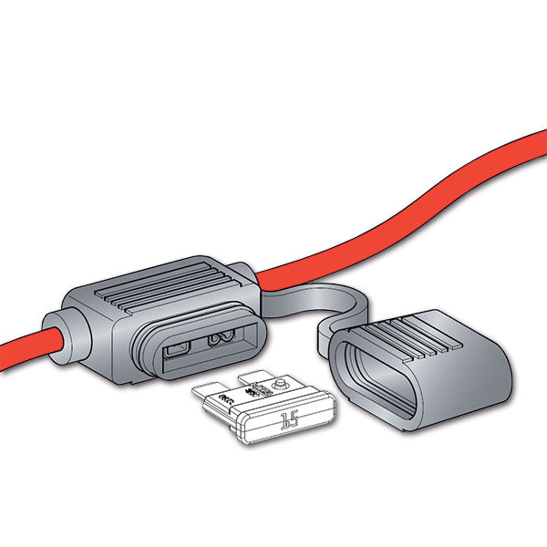 UNIVAL vorverdrahteter Flachsicherungshalter FUS2188