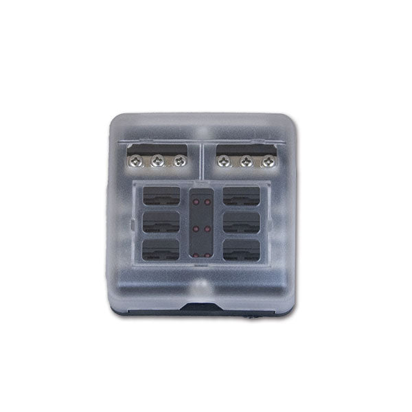 Caja de fusibles de 6 vías con fusibles FUS2988