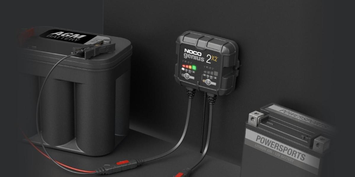 Cargador de baterÃa de doble salida NOCO GENIUS2X2 4A
