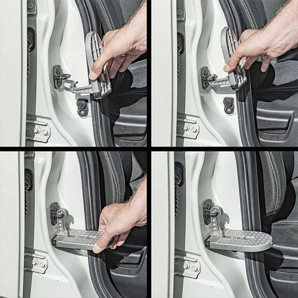 Escalón de puerta de aluminio GES GRA13 para autocaravanas y furgonetas