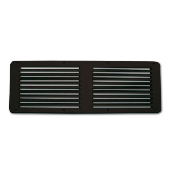 Schwarzer ABS-Kühlschranklüfter 220 x 385 mm GES