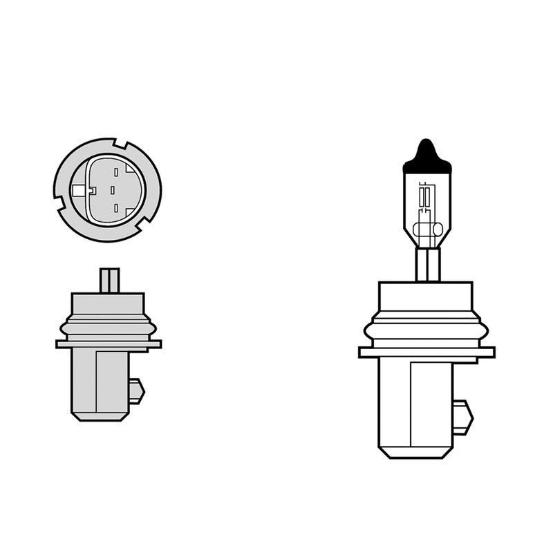 General Electric GE HB1 Lampe 12V 65/45W P29T