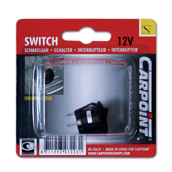 Interruptor circular iluminado 12V 8711293072231
