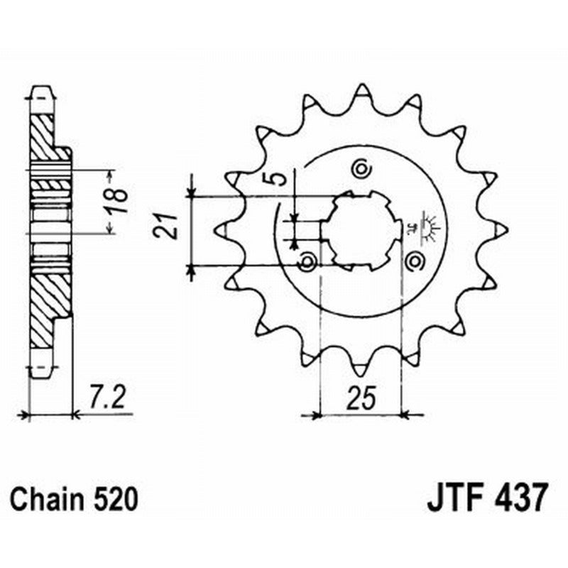 Jt Ritzel Jt 437 Z14 Zähne JTF437.14