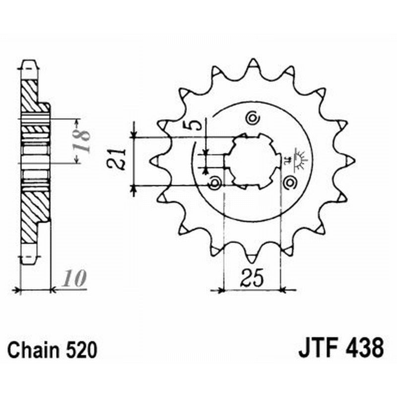 Jt Ritzel Jt 438 Z14 Zähne JTF438.14