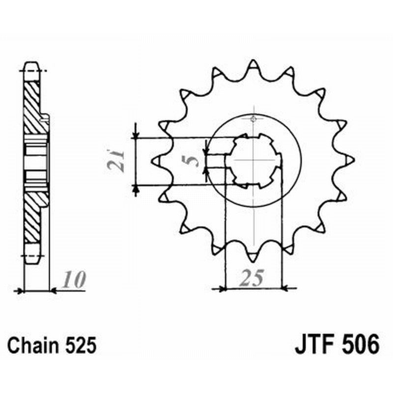 Jt Ritzel Jt 506 Z14 Zähne JTF506.14