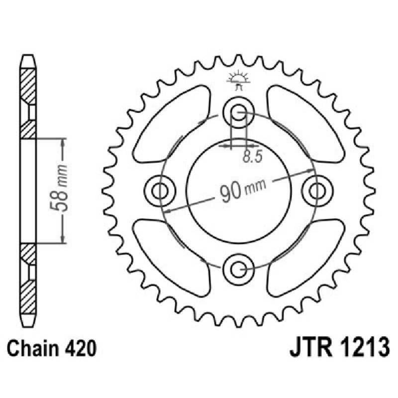 Jt Crown Jt 1213 Z37 teeth JTR1213.37