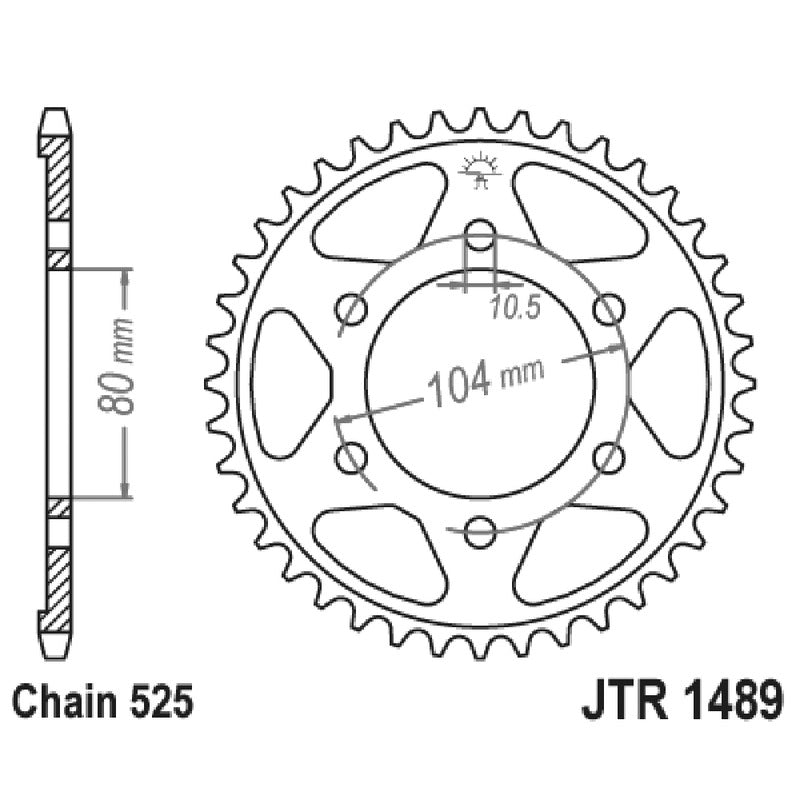 Jt Crown Jt 1489 Z43 Zähne JTR1489.43