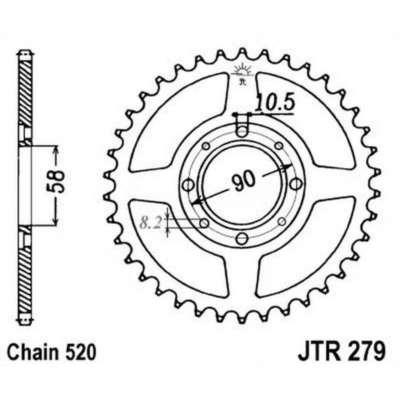 Jt Corona Jt 279 Z35 denti JTR279.35