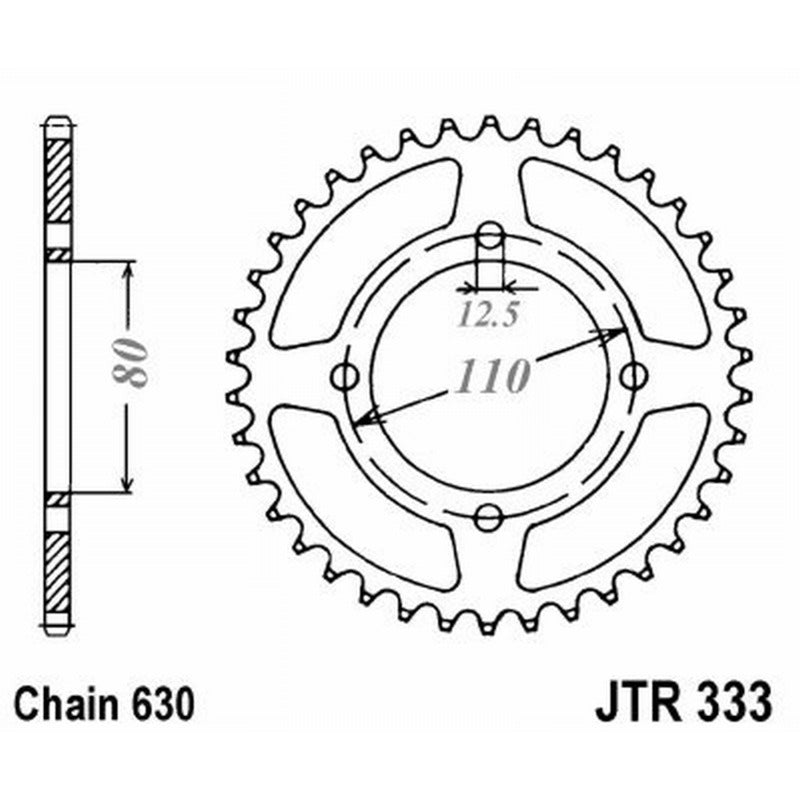 Jt Crown Jt 333 Z41 Zähne JTR333.41